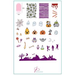 Halloween - Witches Brew (CjSH-21) - Stampingplade, Clear Jelly Stamper (u)